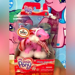 MY LITTLE PONY G3 NWT VTG 2004 WINTER SERIES II SNOW’el TARGET EXCLUSIVE…